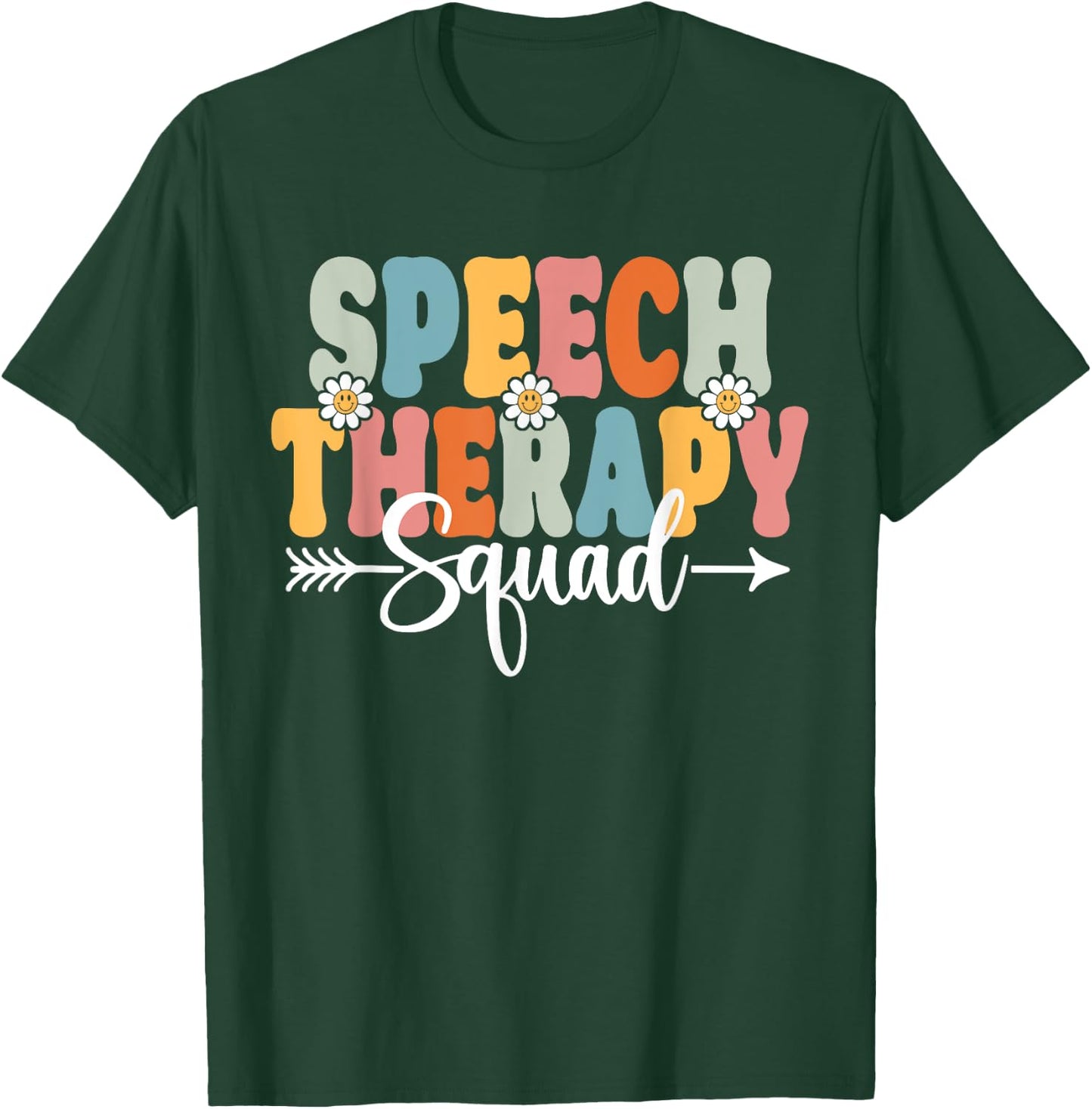 Speech Therapy Squad Back To School Speech Therapist T-Shirt - T-Shirt | Forest