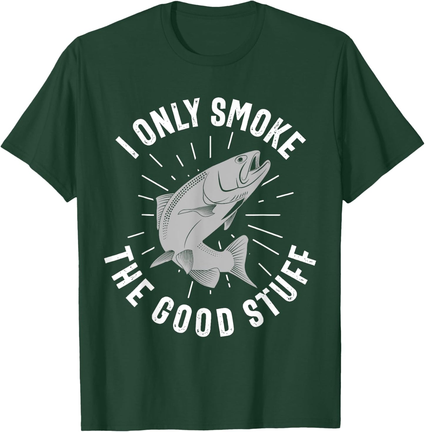 King Salmon Fishing fisherman T-Shirt - T-Shirt | Forest