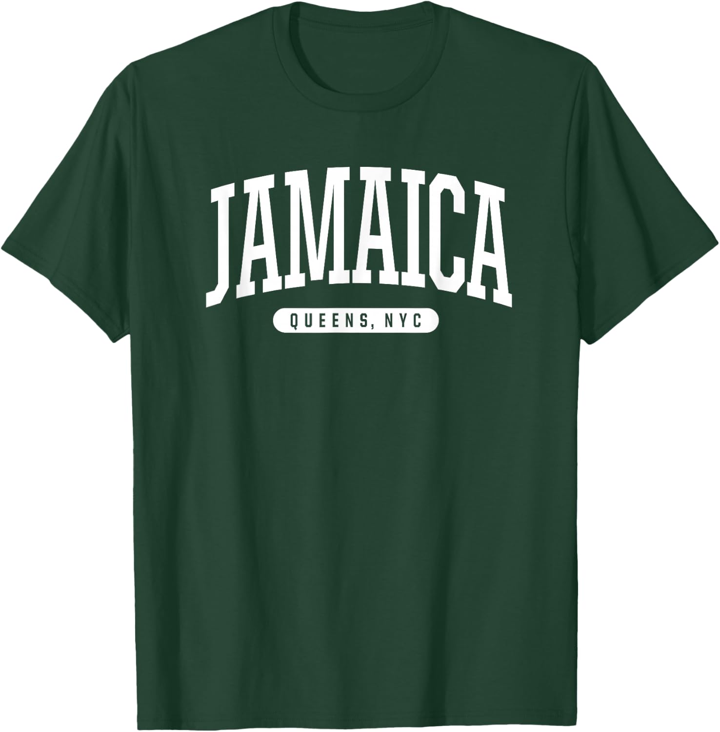 NYC Borough Jamaica Queens New York City T-Shirt - T-Shirt | Forest