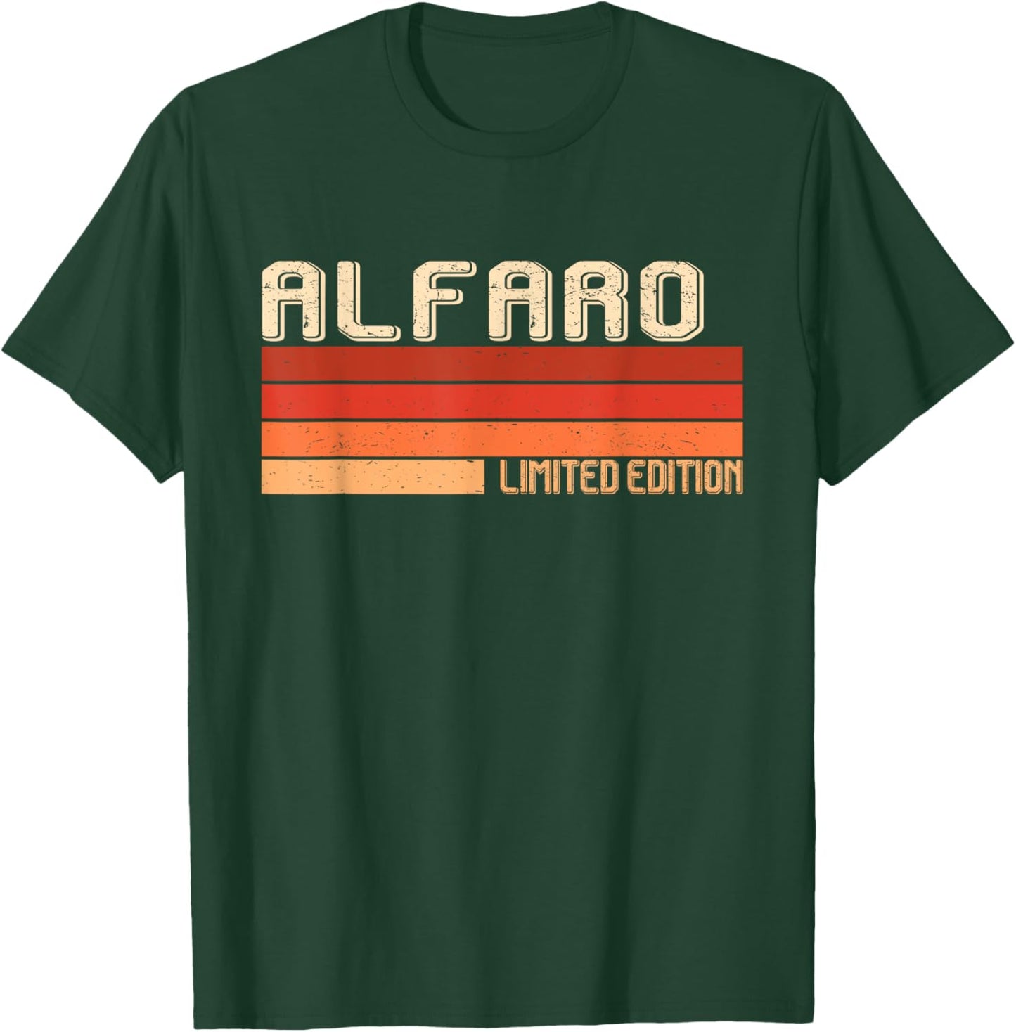 ALFARO Name Personalized Idea Men Retro Vintage ALFARO T-Shirt - T-Shirt | Forest