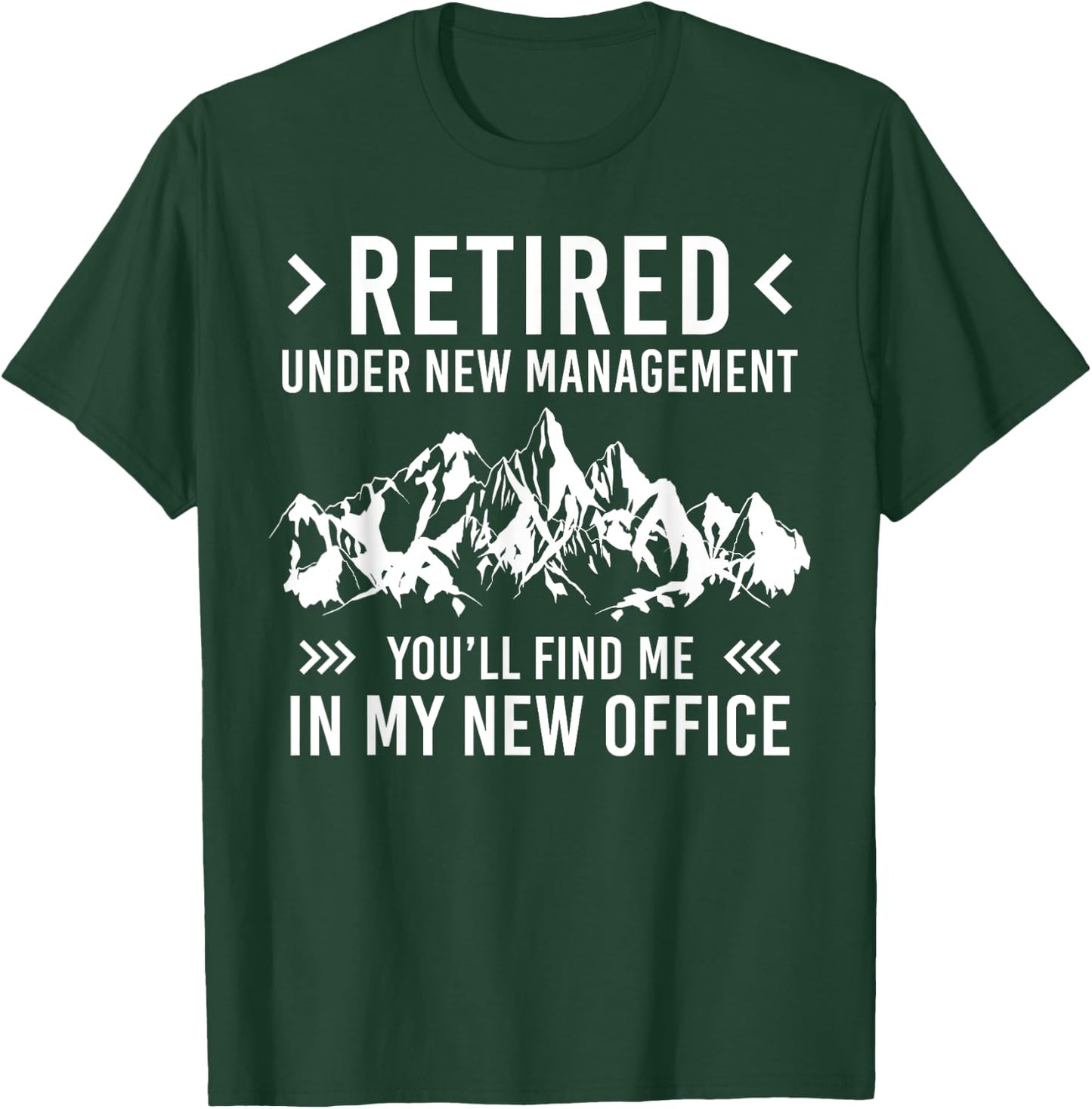 Retired Humor Hiking Backpacking Funny Retirement Plan T-Shirt - T-Shirt | Forest