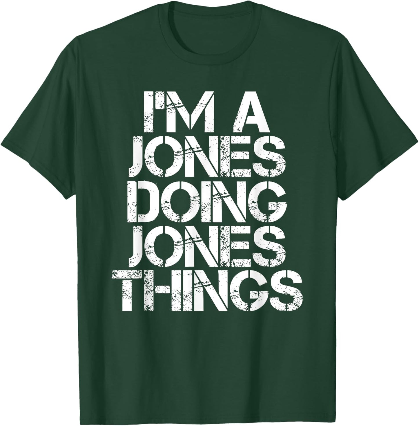 JONES Funny Surname Family Tree Birthday Reunion Gift T-Shirt - T-Shirt | Forest