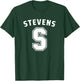 Stevens Institute of Technology Stevens Ducks S Logo T-Shirt - T-Shirt | Forest