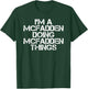 MCFADDEN Funny Surname Family Tree Birthday Reunion Gift T-Shirt - T-Shirt | Forest