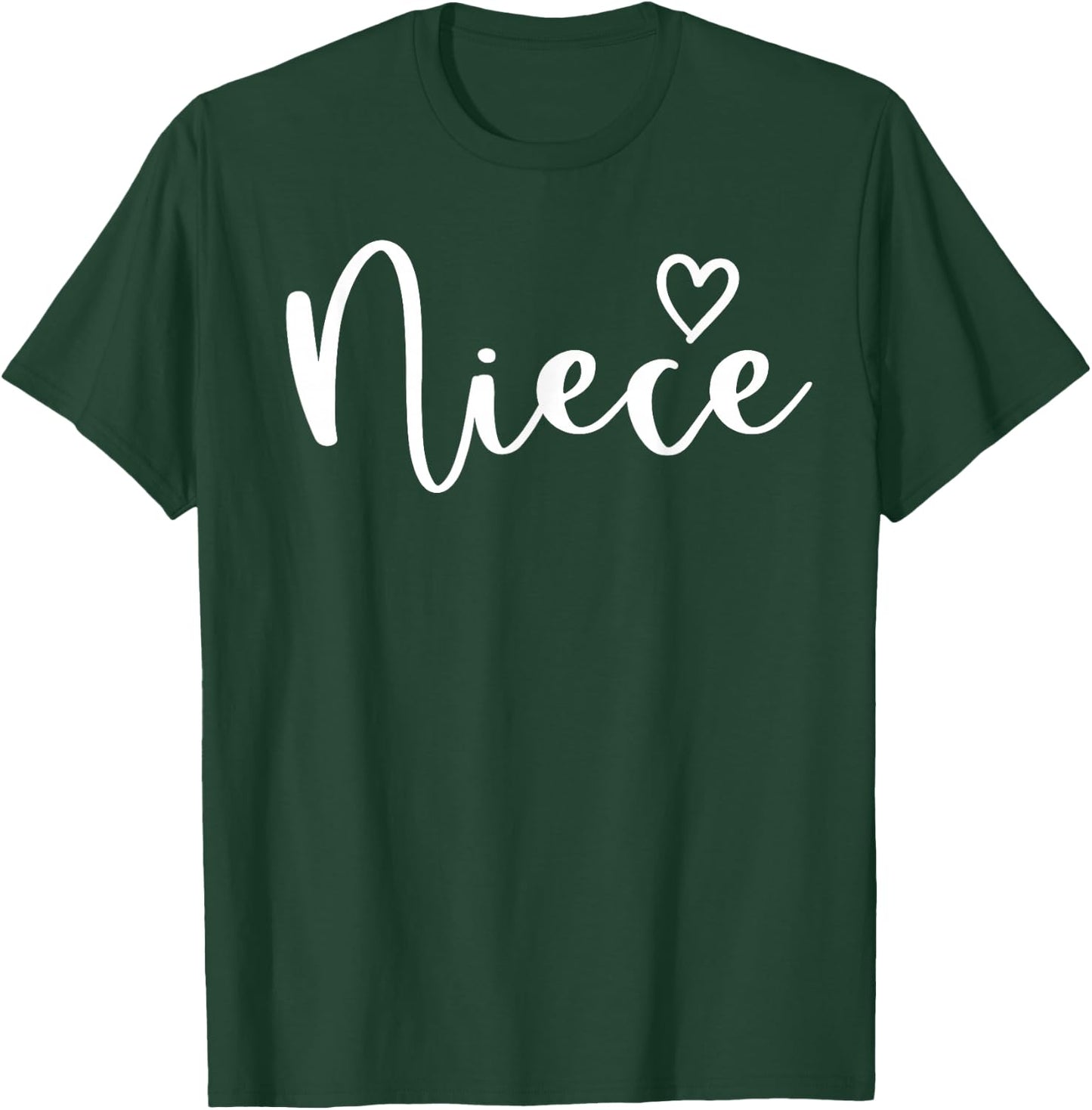 Niece Gifts Heart Mother's Day Niece T-Shirt - T-Shirt | Forest
