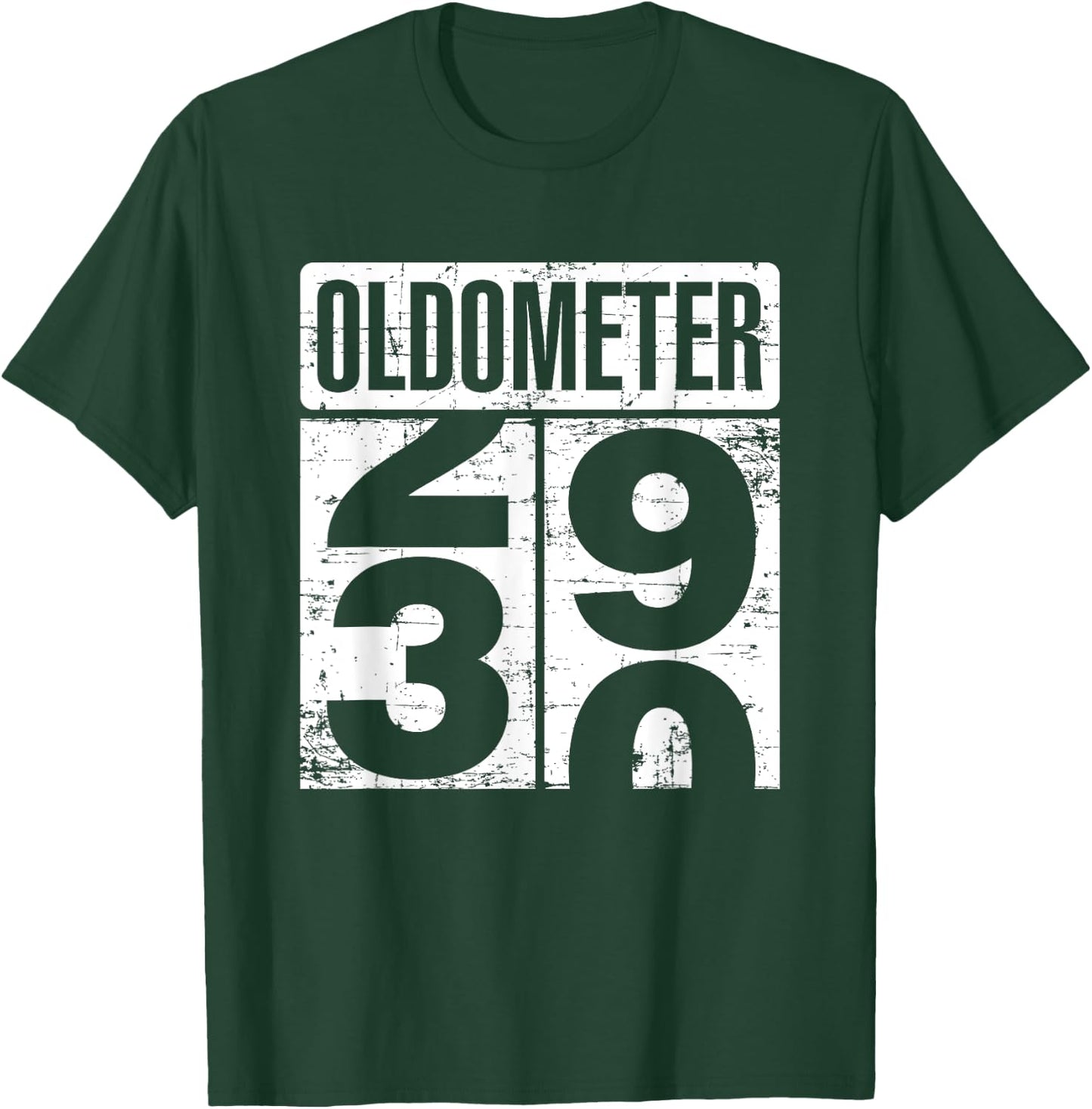 Oldometer 29-30 Funny 30th Birthday 30 Year Old Gift T-Shirt - T-Shirt | Forest