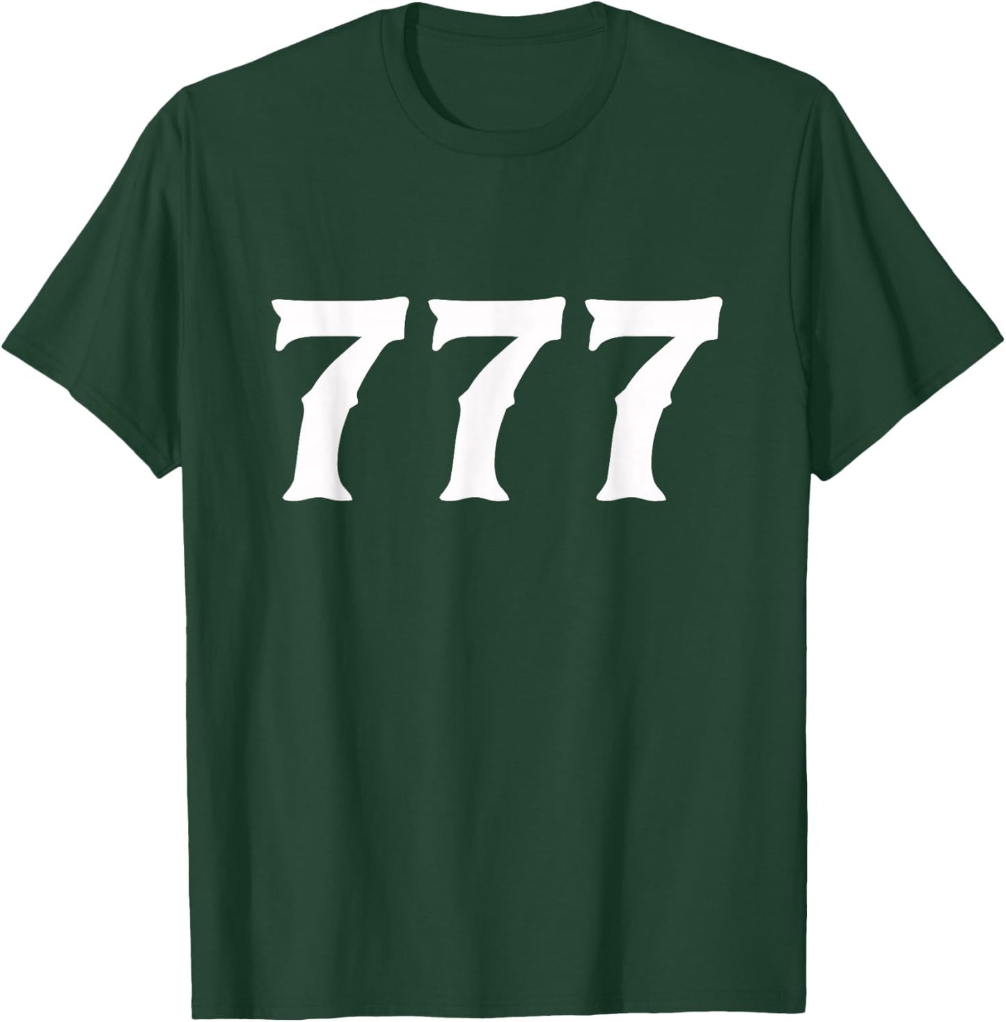 777 Numerology Spiritual Personal Number 777 Angel Number T-Shirt - T-Shirt | Forest