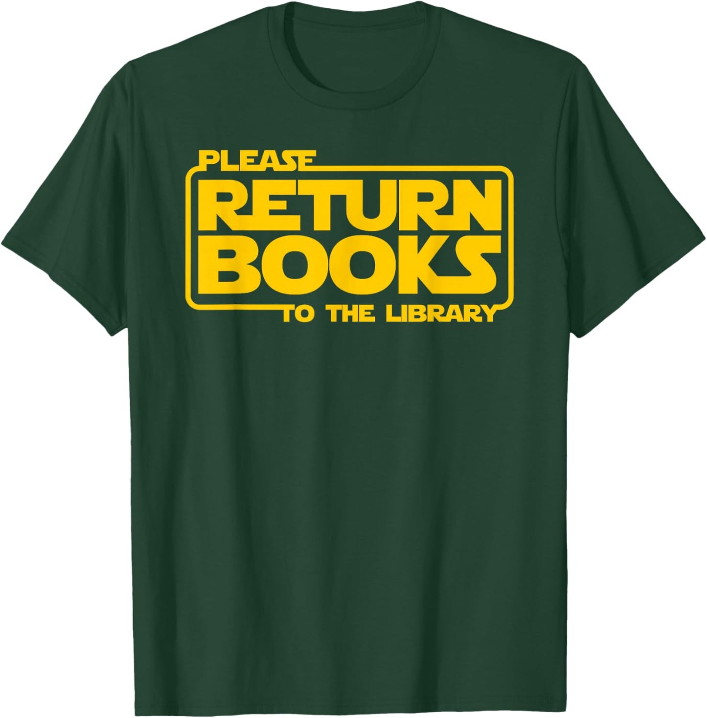 Please Return Books To The Library Funny Book Reading T-Shirt - T-Shirt | Forest