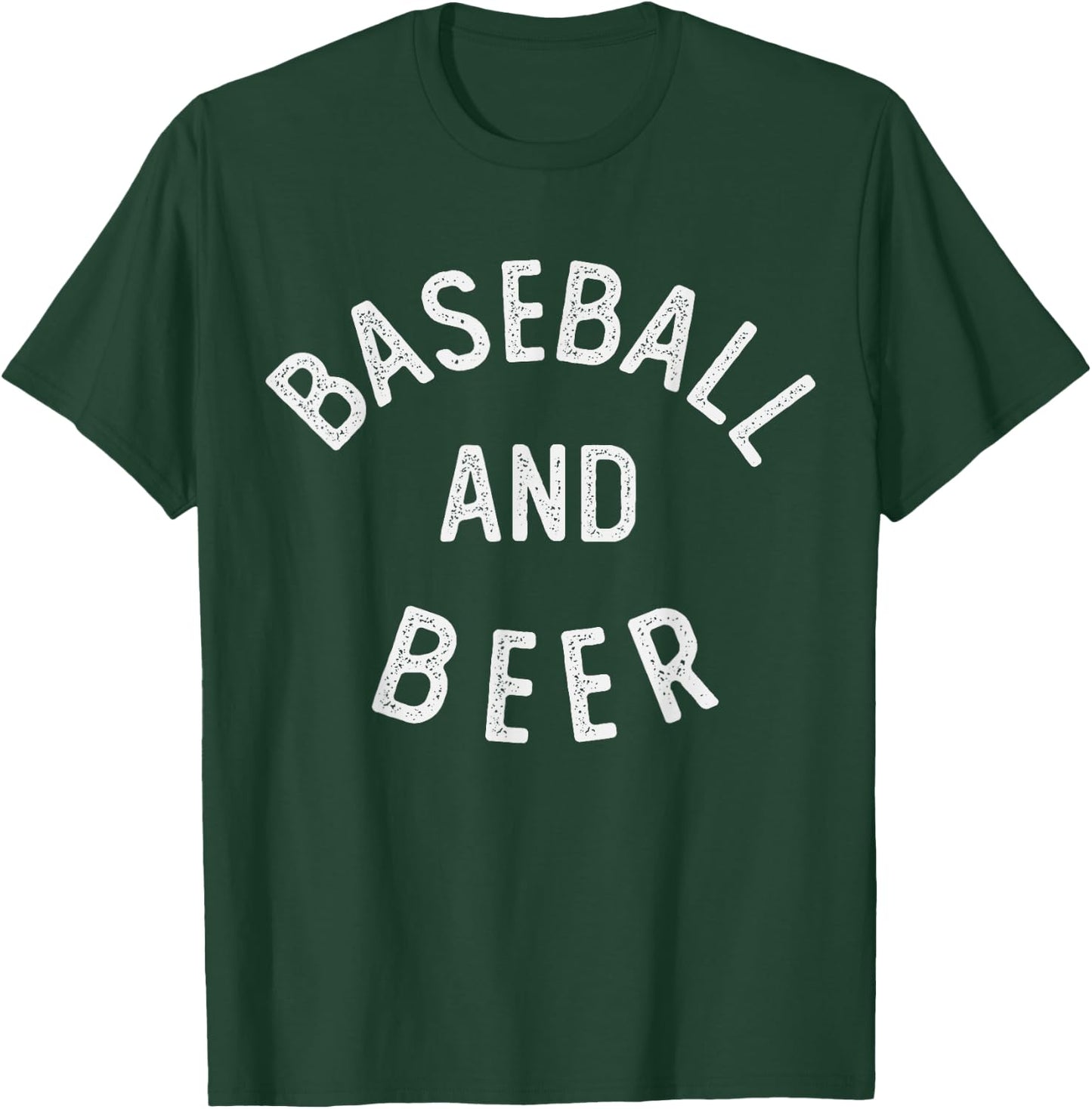 Baseball and Beer T-Shirt - T-Shirt | Forest
