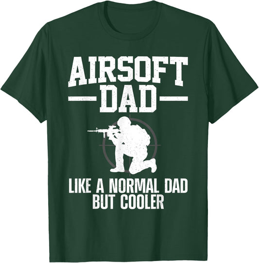 Funny Airsoft Art Dad Airsoft Player Airsoft Lover T-Shirt - T-Shirt | Forest