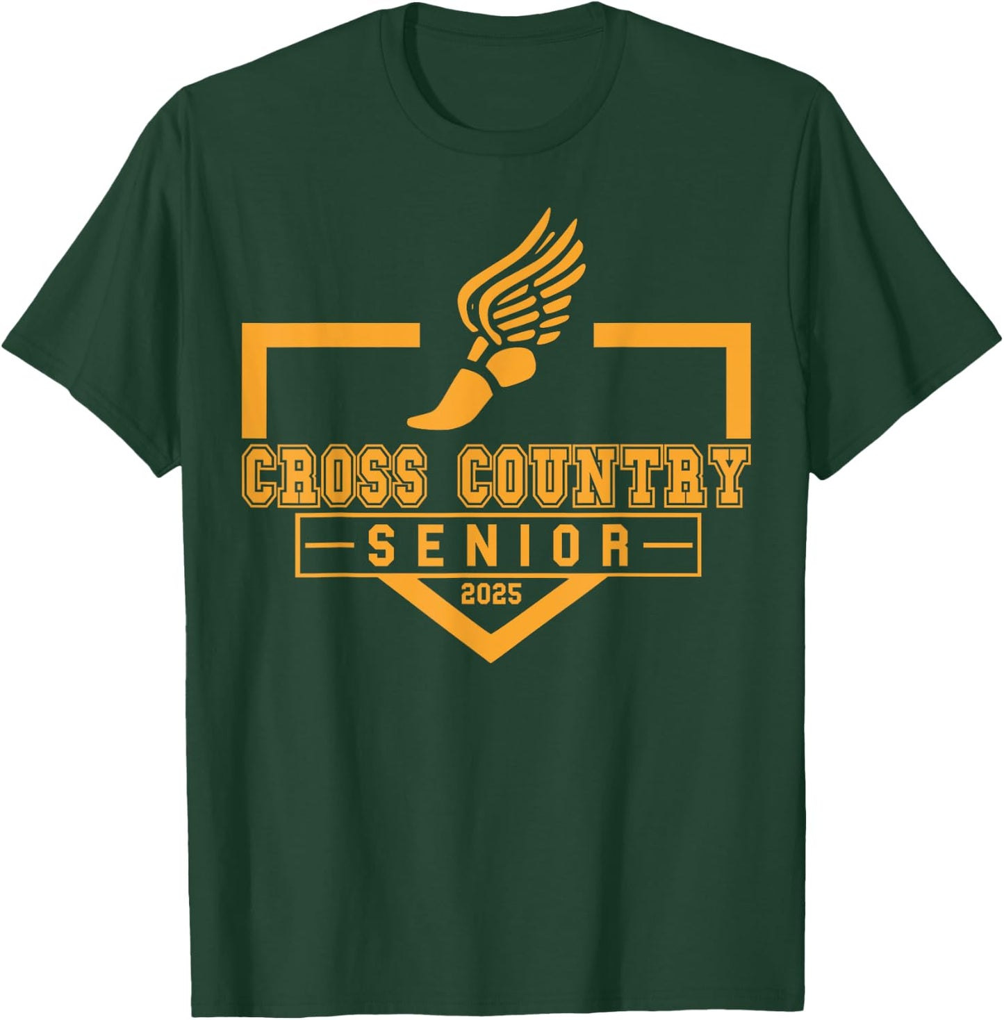 Cross Country Senior Night Senior 2025 Graduation Party 11 T-Shirt - T-Shirt | Forest