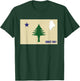 Maine Pine Tree State Flag Pride Patriotic Retro Vintage T-Shirt - T-Shirt | Forest