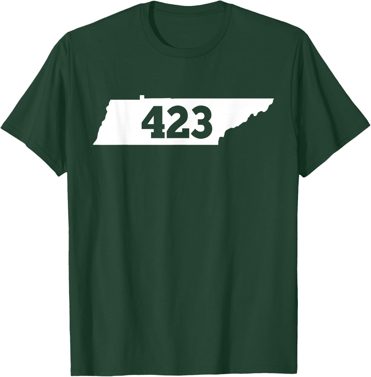 Tennessee 423 Area Code T-Shirt - T-Shirt | Forest