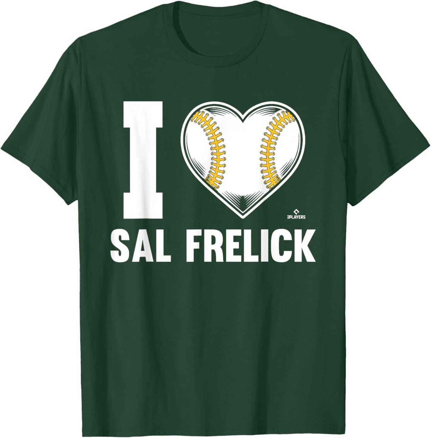 I Heart Sal Frelick Prospect Baseball Fan Gear T-Shirt - T-Shirt | Forest