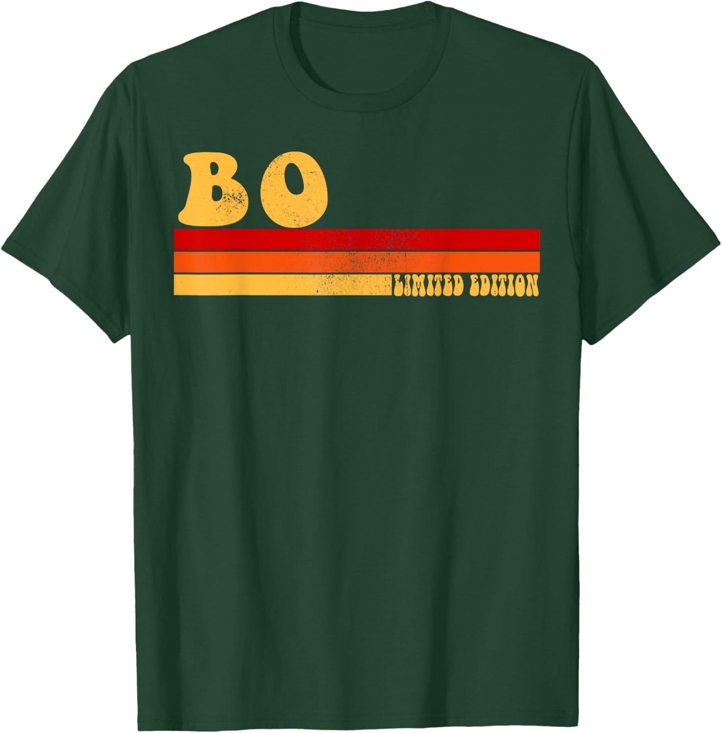 BO Name Personalized Idea Men Retro Vintage BO T-Shirt - T-Shirt | Forest