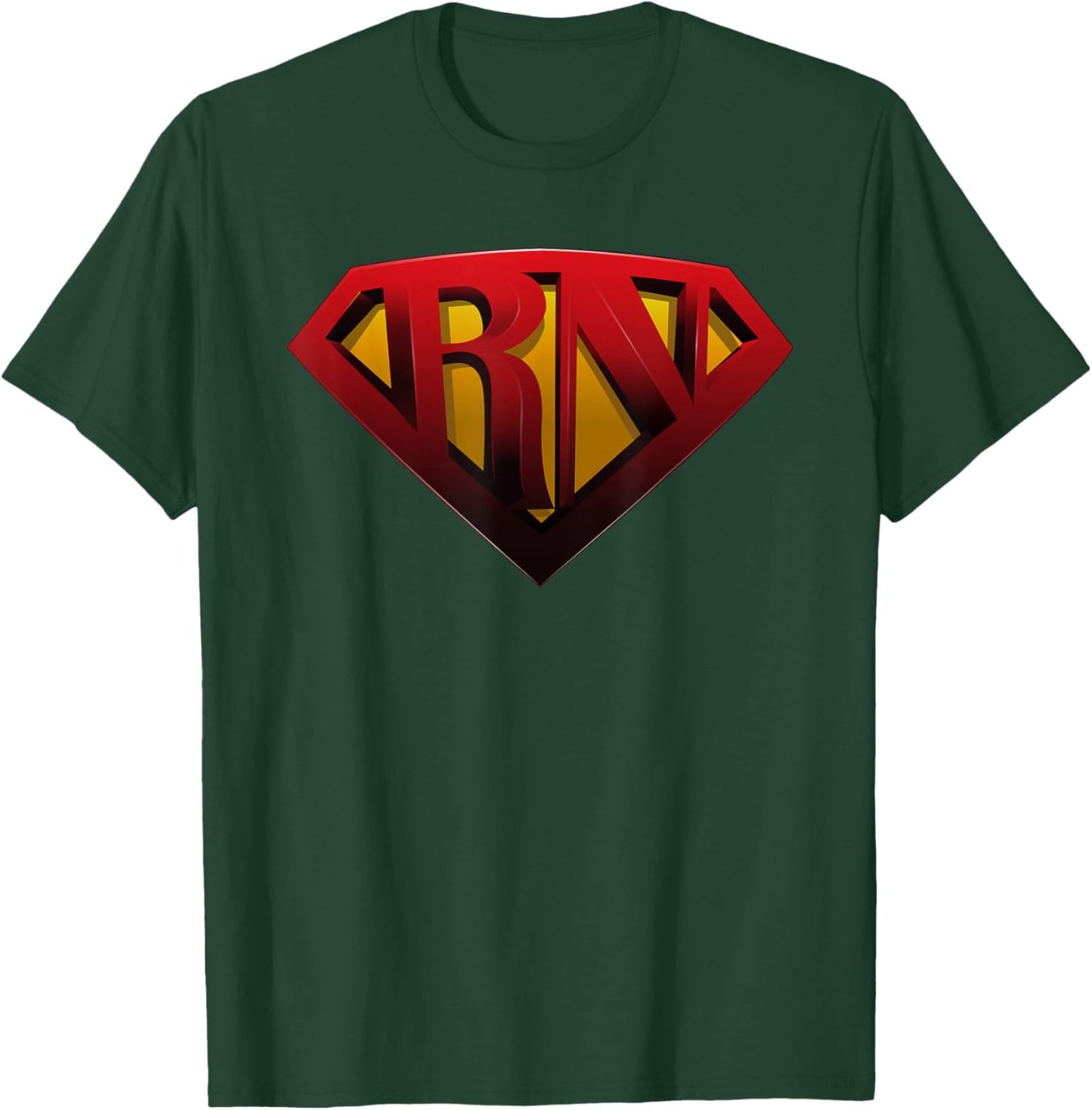 Super Nurse RN superhero Registered Nurse Ladies T-Shirt - T-Shirt | Forest