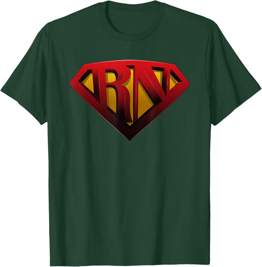 Super Nurse RN superhero Registered Nurse Ladies T-Shirt - T-Shirt | Forest