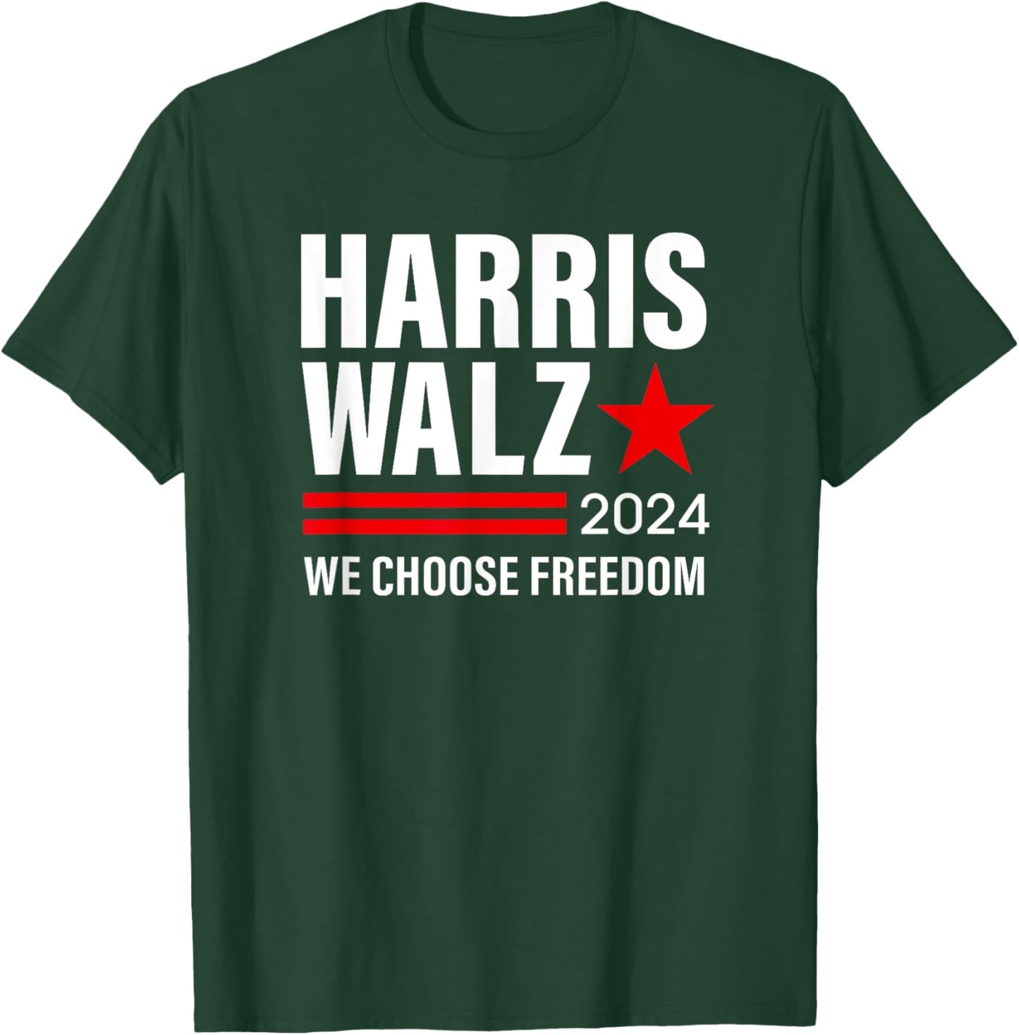 Harris Walz 2024 Kamala Harris Tim Waltz Election Women T-Shirt - T-Shirt | Forest
