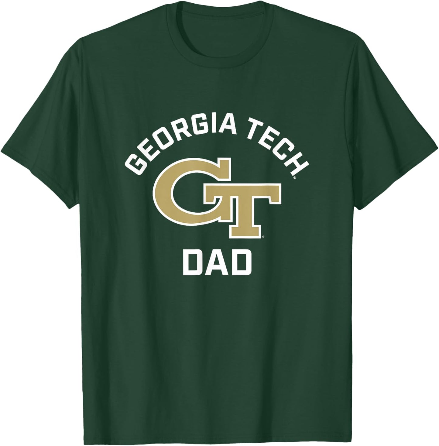 Georgia Tech Yellow Jackets Arched Dad T-Shirt - T-Shirt | Forest