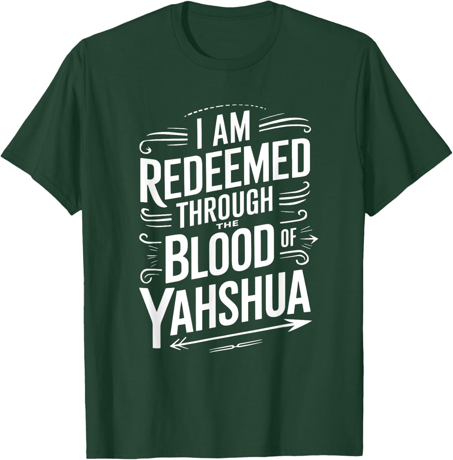 Hebrew Israelite I'm Redeemed Through Blood Yah Yahshua T-Shirt - T-Shirt | Forest