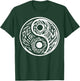 Cool Yin and Yang Symbol Tribal Art Style Men Women T-Shirt - T-Shirt | Forest