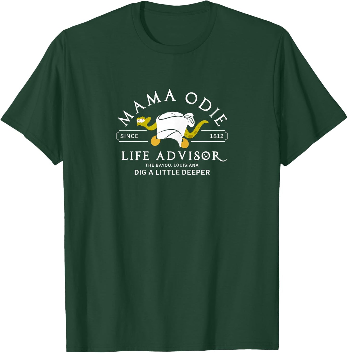 MAMA ODIE Life Advisor Since 1812 T-Shirt - T-Shirt | Forest