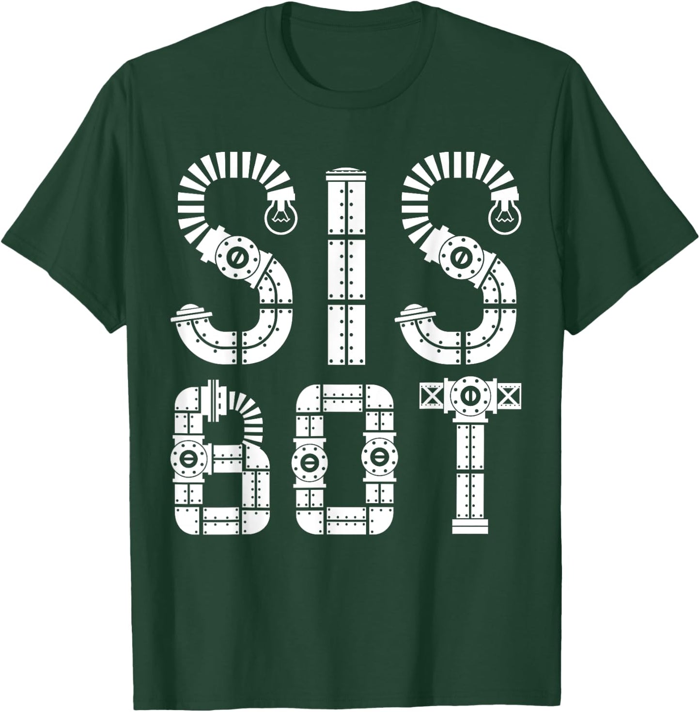 Matching Family Robot | Sister | Sis Bot T-Shirt - T-Shirt | Forest