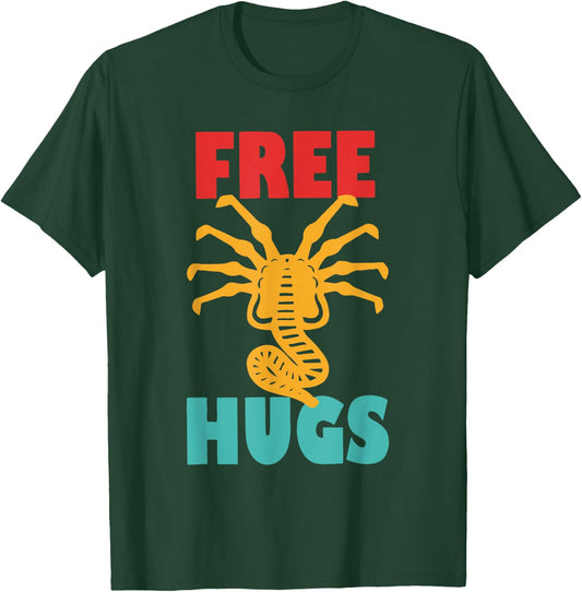 FREE ALIEN HUGS Funny design T-Shirt - T-Shirt | Forest