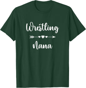 Funny Wrestler Wrestling Nana Gift Wrestling Nana T-Shirt - T-Shirt | Forest