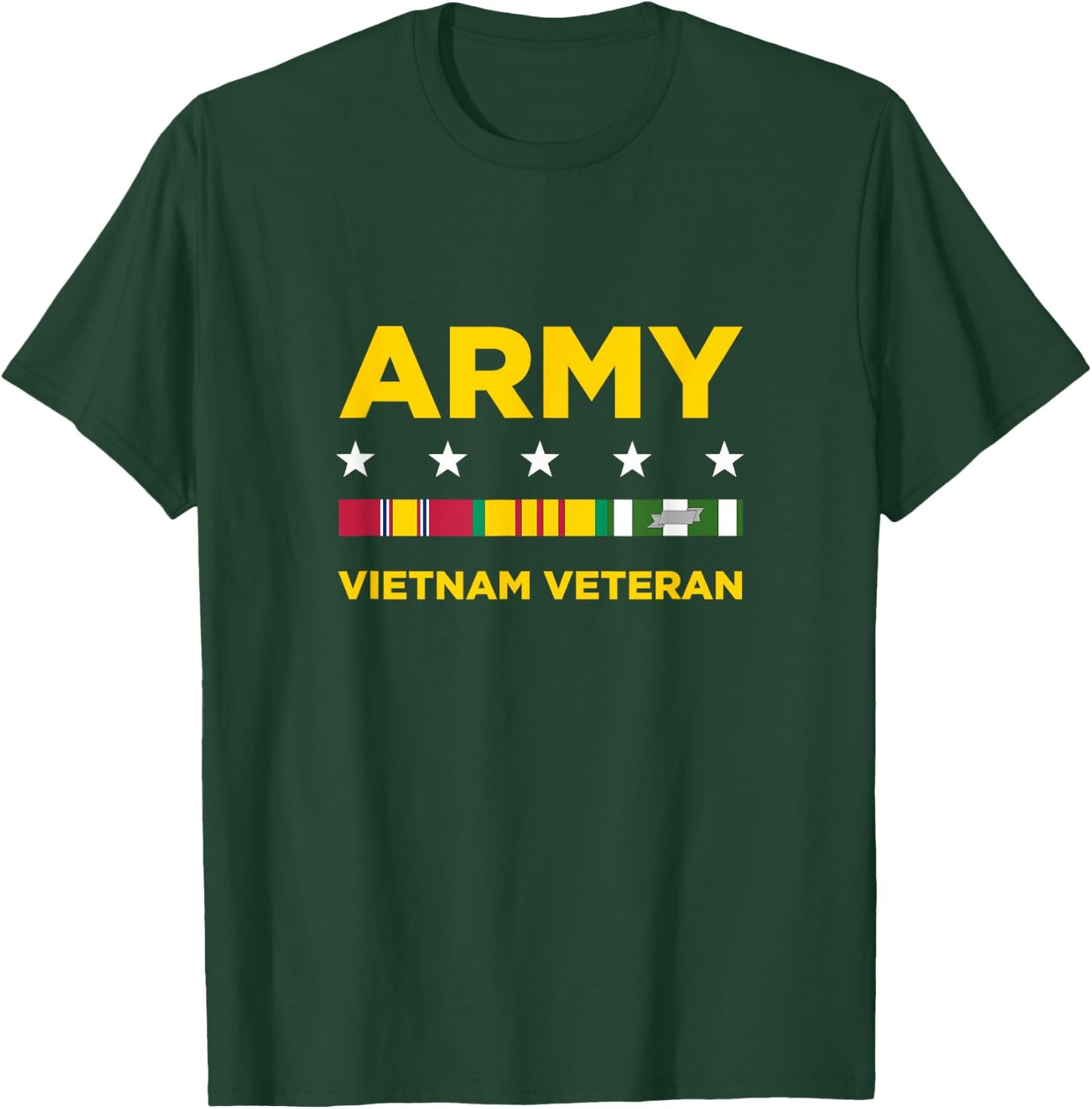 Vietnam Veteran Shirt - Army T-Shirt - T-Shirt | Forest