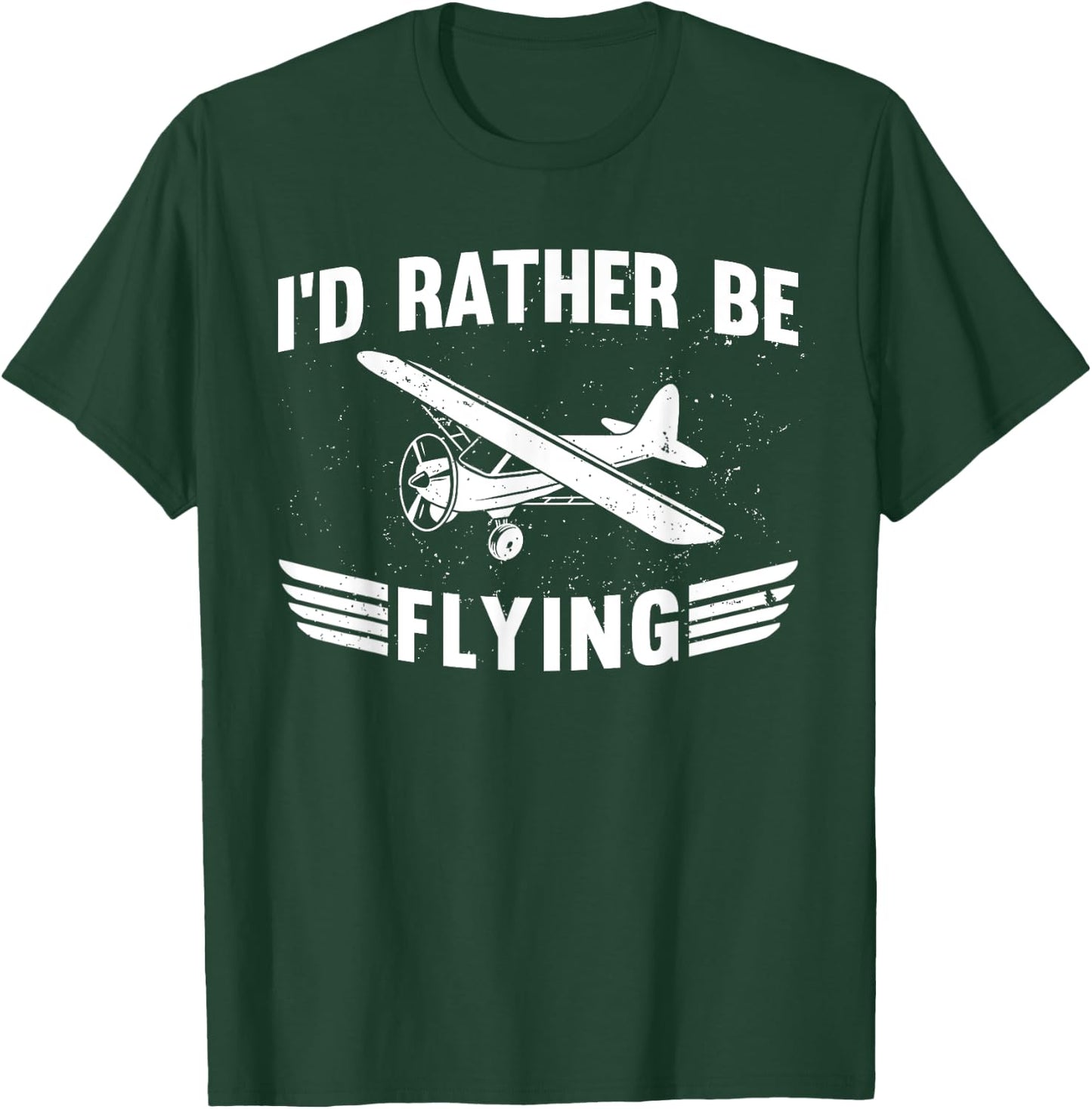 Funny Airplane Design Women Airplane Aviation Pilot T-Shirt - T-Shirt | Forest