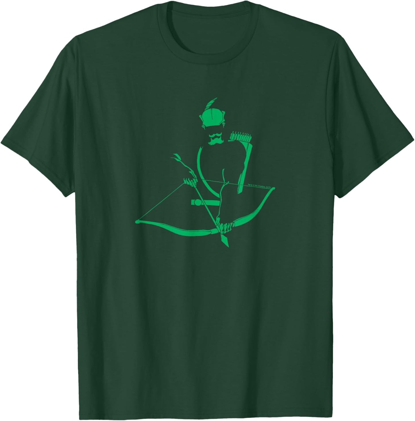 Green Arrow Minimalist Arrow T-Shirt - T-Shirt | Forest