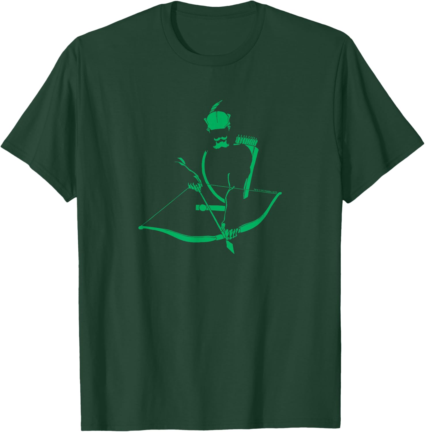 Green Arrow Minimalist Arrow T-Shirt - T-Shirt | Forest