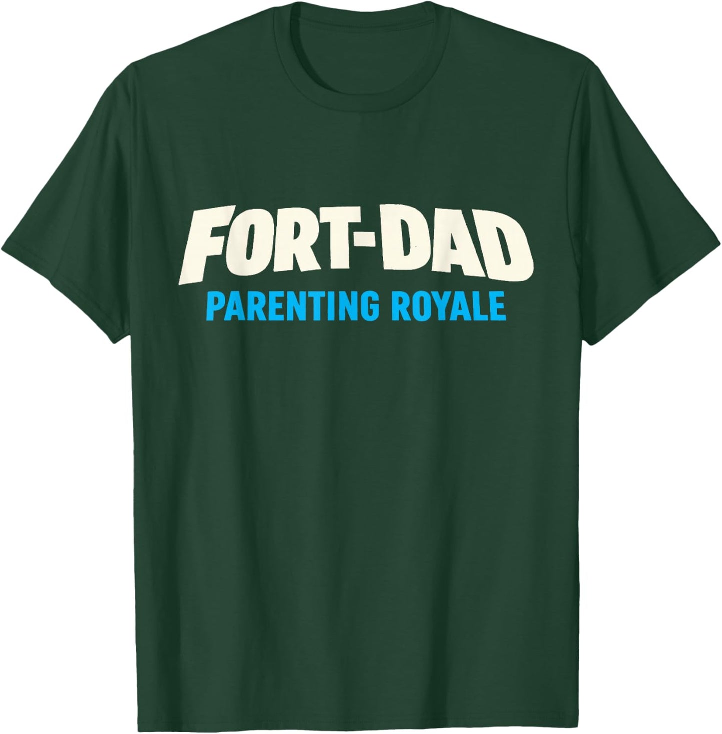 Gamer Dad Fort Dad Parenting Royale Fathers Day Design T-Shirt - T-Shirt | Forest