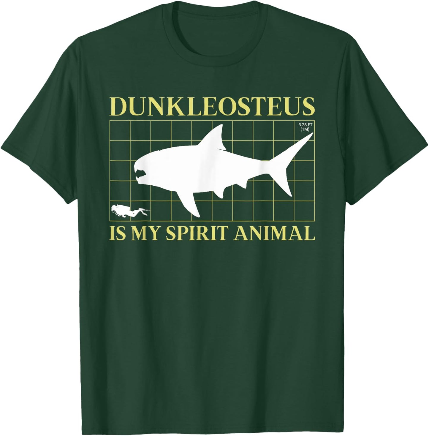 Dunkleosteus Is My Spirit Animal Devonian Sea Monster T-Shirt - T-Shirt | Forest