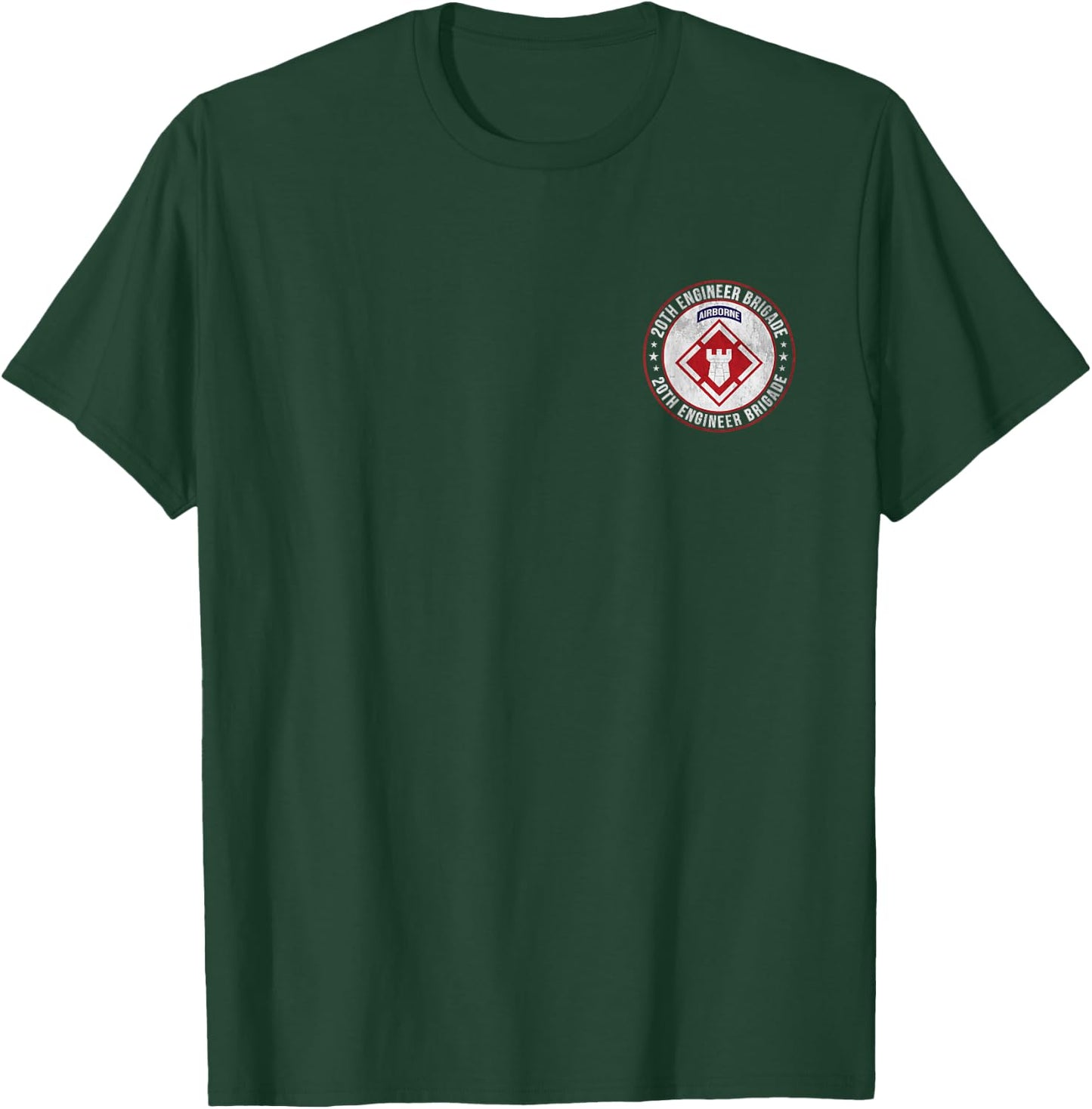 20th Engineer Brigade Military Veterans Day Father Day T-Shirt - T-Shirt | Forest
