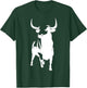 Angry Raging Bull - Majestic & Bodacious Bull Riding T-Shirt - T-Shirt | Forest