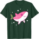 Cute Kawaii Strawberry Shark - Funny Anime Shark T-Shirt - T-Shirt | Forest