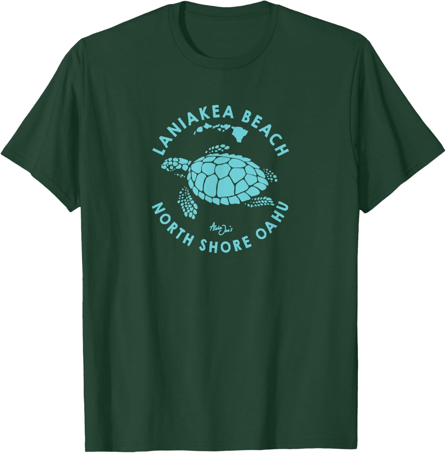 Hawaii Honu Sea Turtle Laniakea Beach North Shore Oahu Women Kids T-Shirt - T-Shirt | Forest