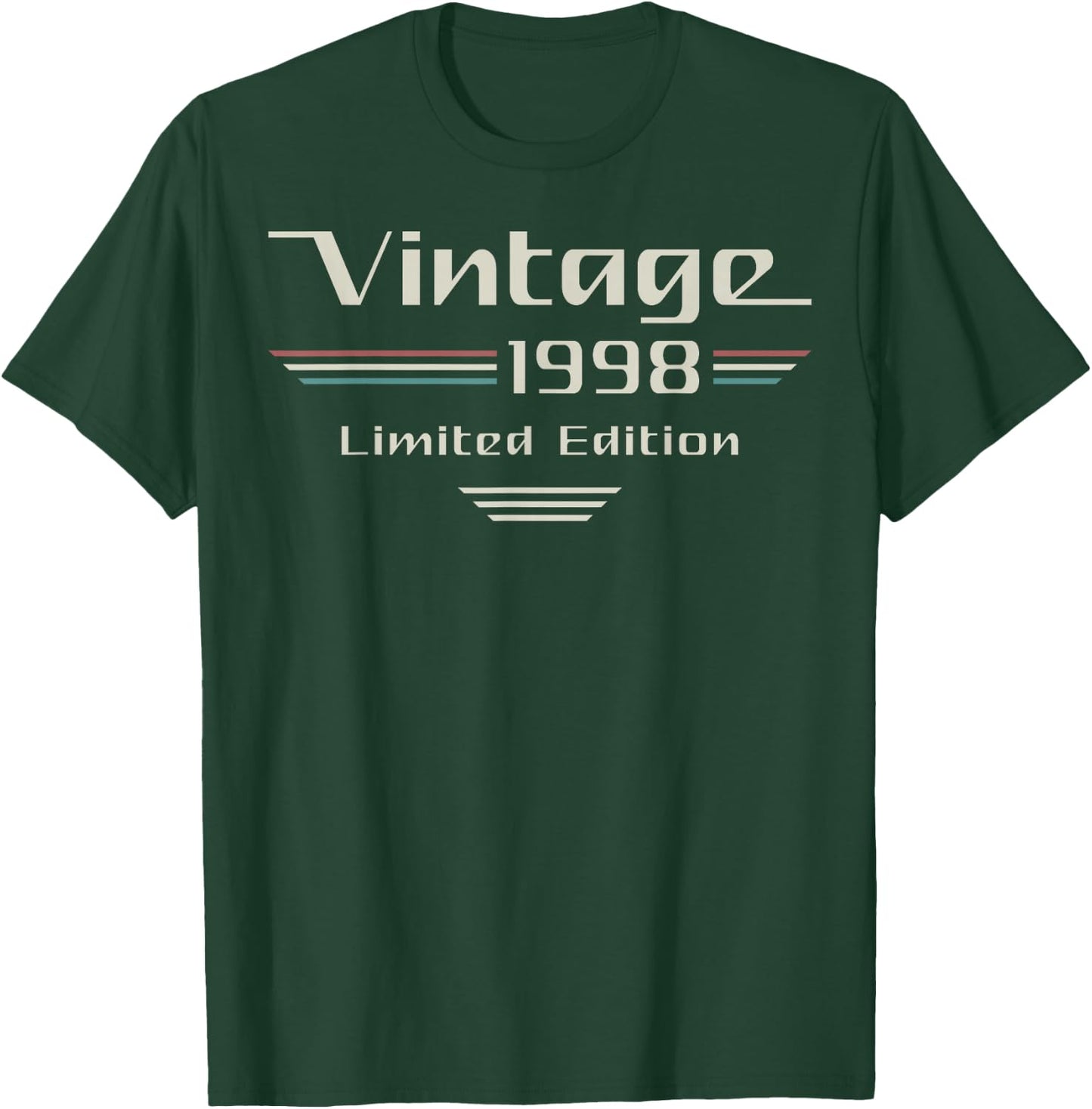 Vintage 1998 Limited Edition Classic Car 28th Birthday T-Shirt - T-Shirt | Forest