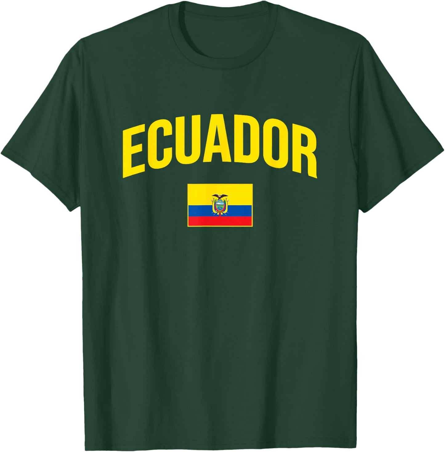 Ecuador - Flag of Ecuador - Throwback Design - Classic T-Shirt - T-Shirt | Forest
