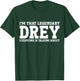 Drey Personal Name First Name Funny Drey T-Shirt - T-Shirt | Forest