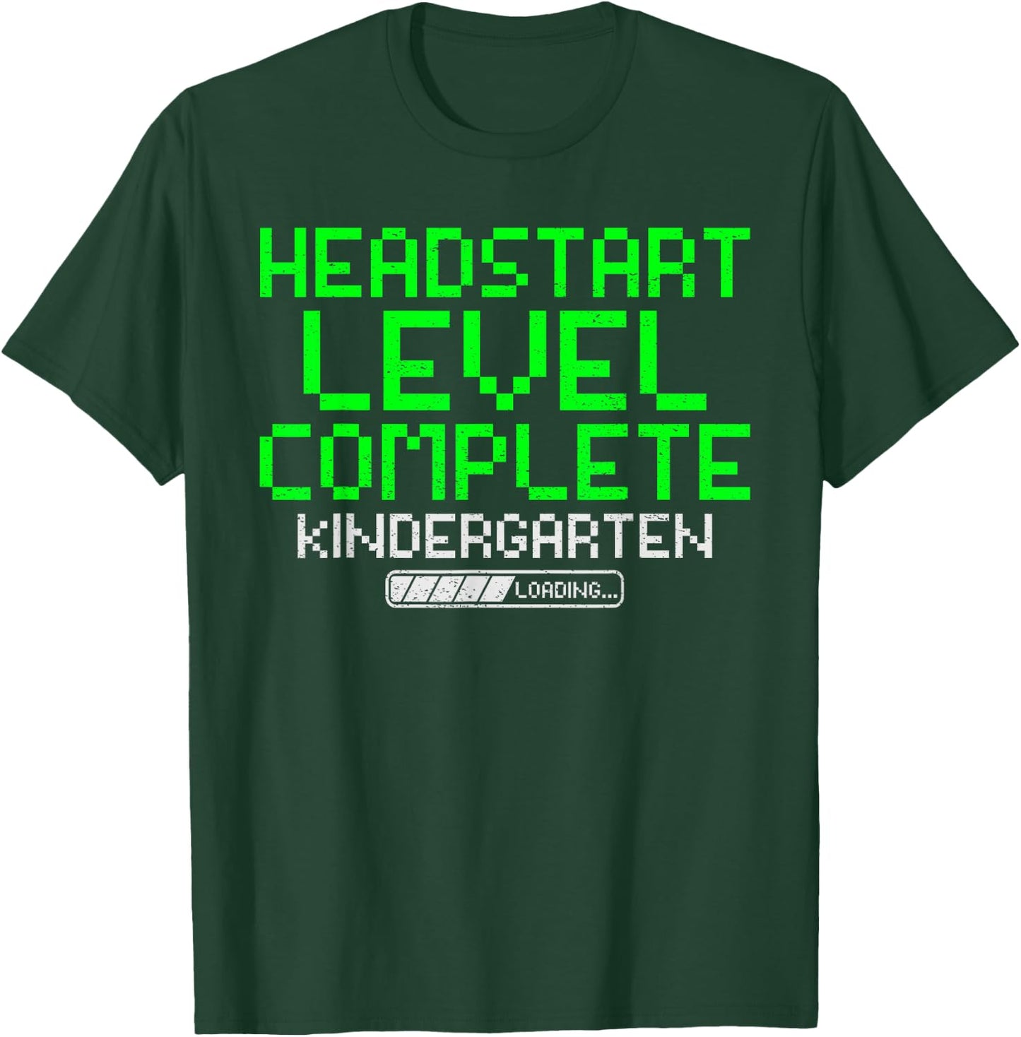 Head Start Level Complete Kindergarten Graduation Gaming Boy T-Shirt - T-Shirt | Forest