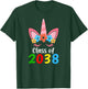 Unicorn Class of 2038 Grow With Me Back To School Girls T-Shirt - T-Shirt | Forest