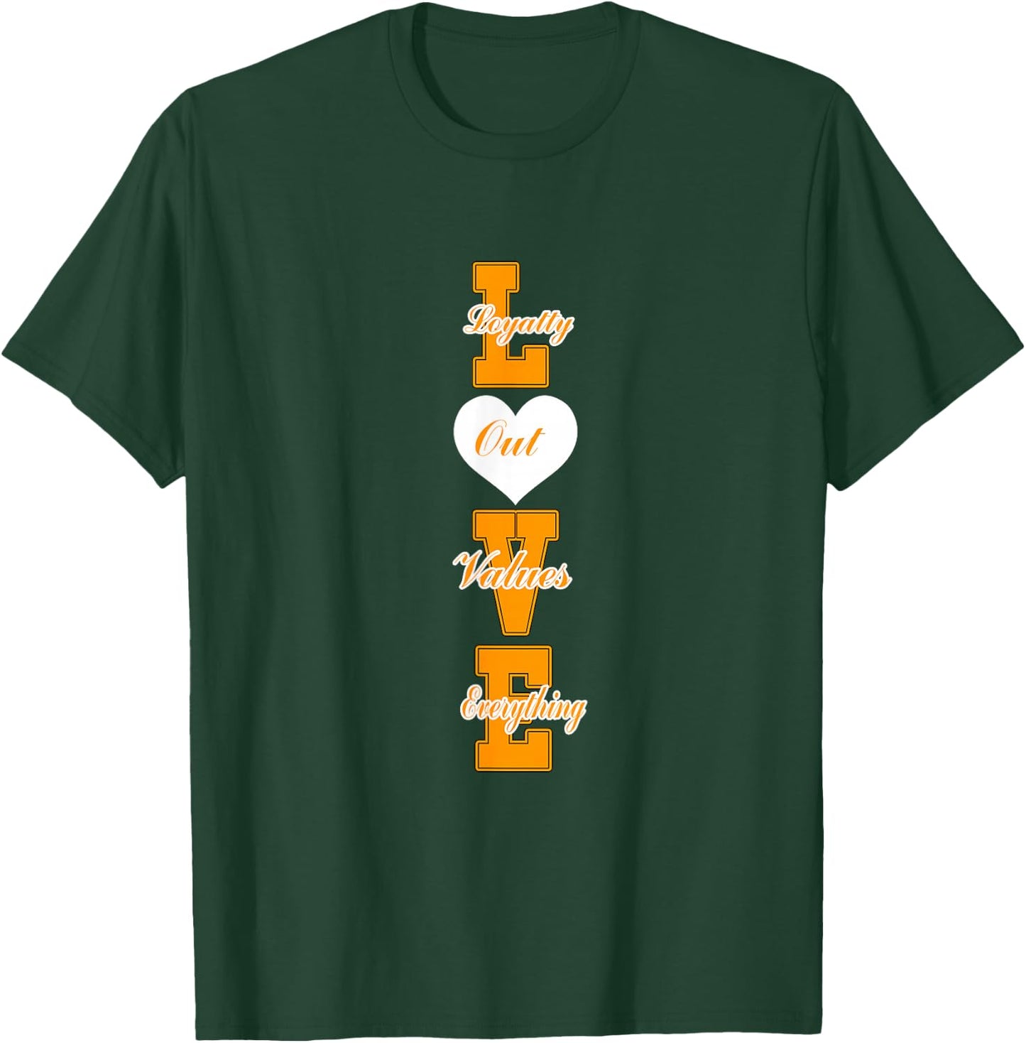Orange Loyalty > Everything Orange Graphic T-Shirt - T-Shirt | Forest