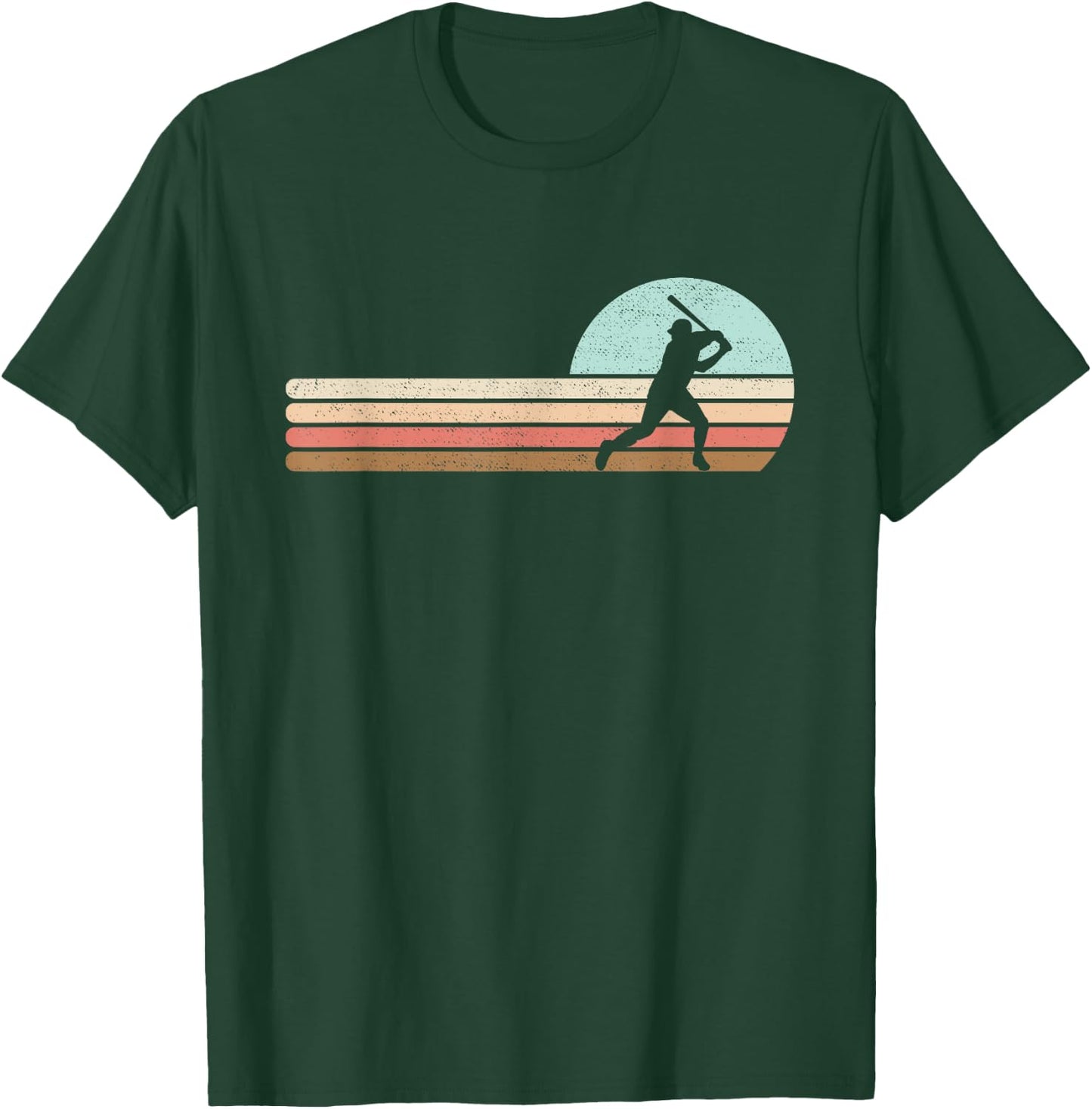 Baseball Funny 90s Japanese Style Vintage T-Shirt - T-Shirt | Forest