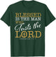 Blessed Is The Man Who Trusts The Lord Jesus Christian Bible T-Shirt - T-Shirt | Forest