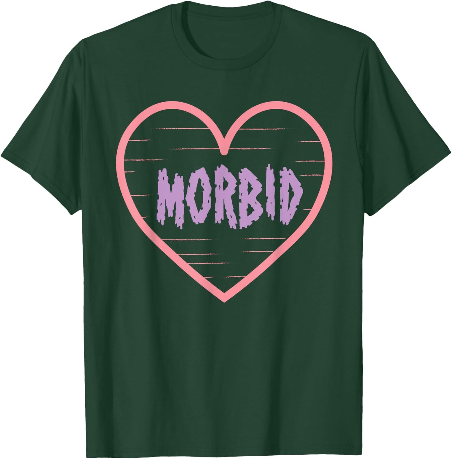 Morbid Heart- Unique Pastel Goth Valentines Day Yami Kawaii T-Shirt - T-Shirt | Forest