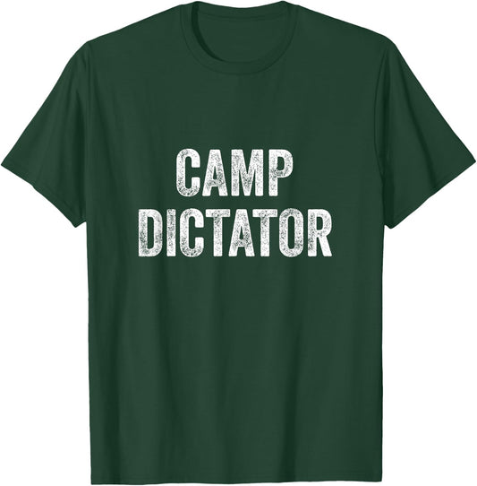 Camp Dictator Director Counselor Funny Summer camp Staff Men Women T-Shirt - T-Shirt | Forest