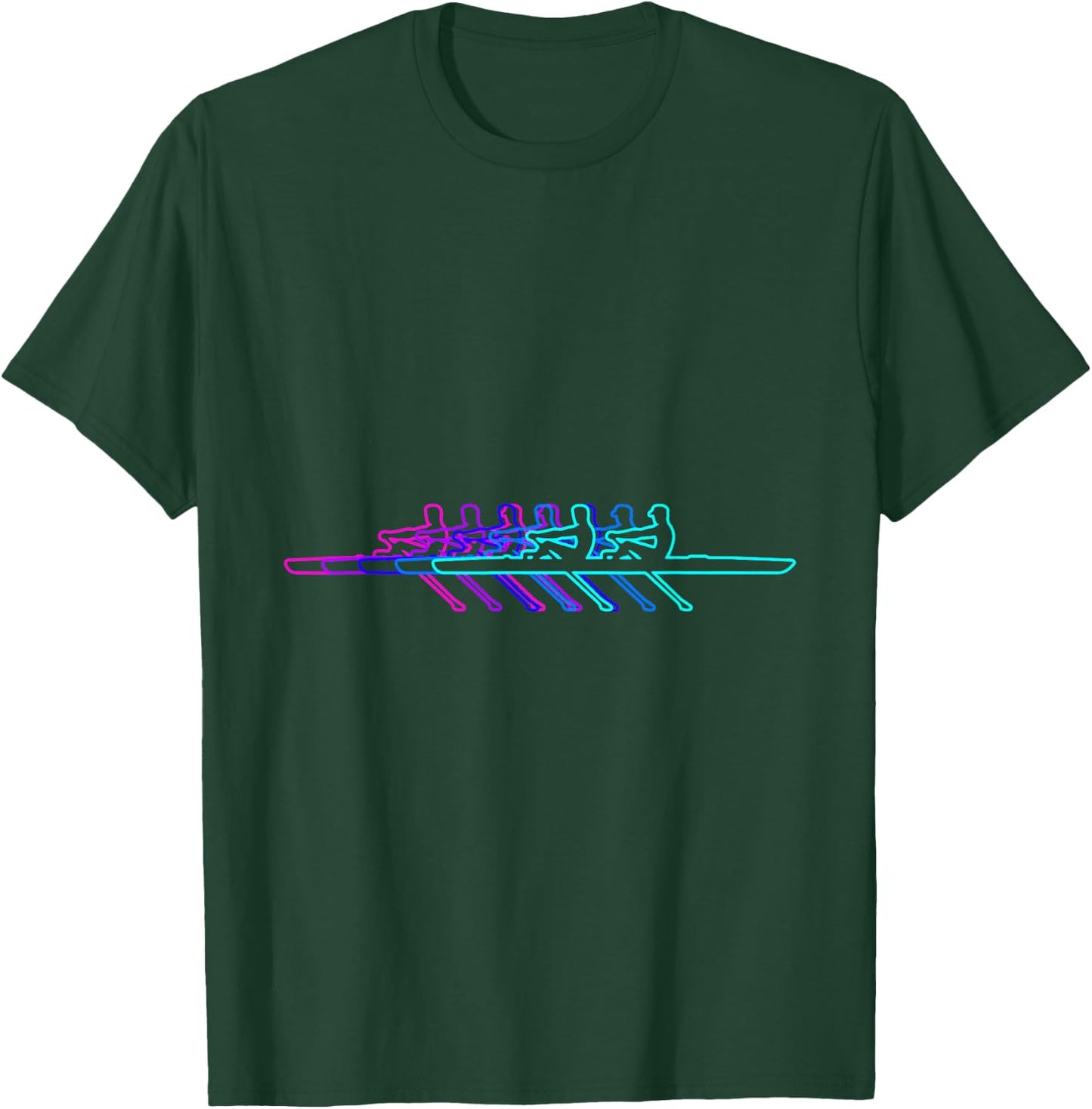 Rowing Rower Gift Clothes For Boys Youth Men Kids Teens T-Shirt - T-Shirt | Forest